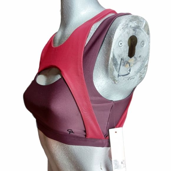 Good American NWT Burgundy Athletic SportsBra Legging Set Medium - Picture 10 of 11